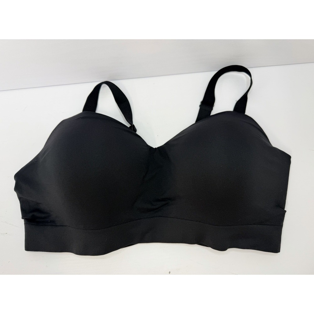 Shapermint Essentials Bra 2XL Black Wireless Daily Comfort Shaping Padded